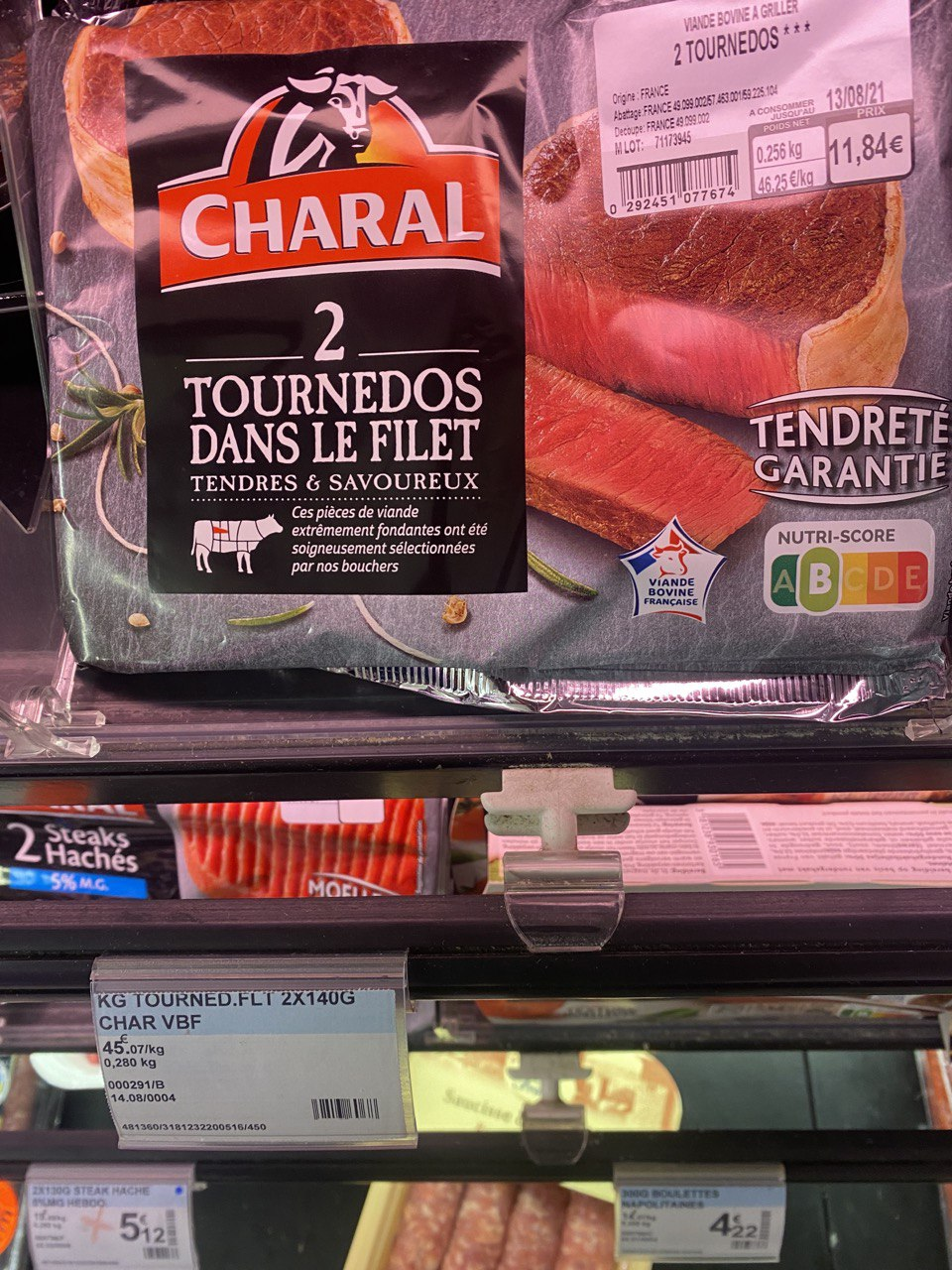 сколько стоит мясо во франции
