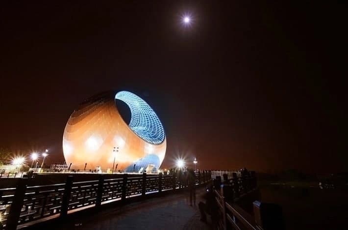 The tallest kettle in the world - Architecture, China, Kettle, Exhibition, Building, Longpost