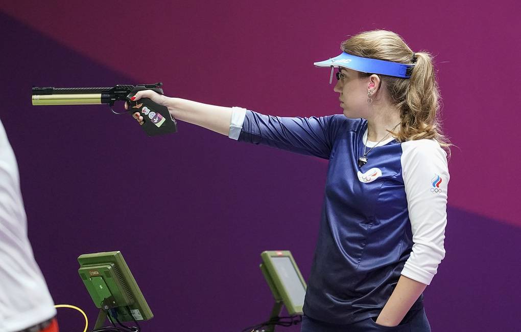 In shooting, Russia has another gold medal! - Olympiad, Tokyo, Russia, Shooting, Interesting, Victory, Vitalina Batsarashkina, Olympiad 2020, , Positive