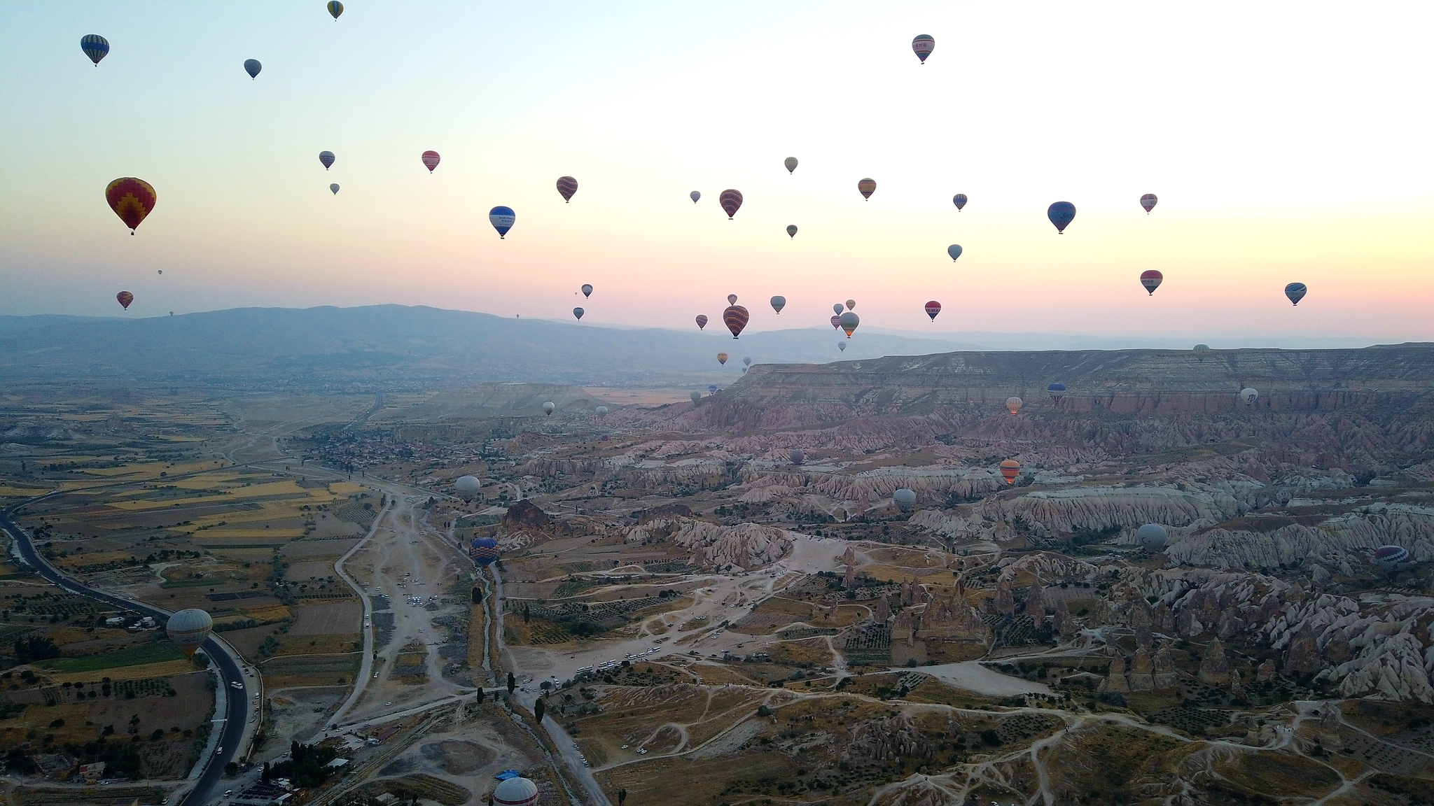 Flight over Cappadocia - My, Balloon, Flight, Cappadocia, Mobile photography, beauty, Sky, dawn, Turkey, Longpost