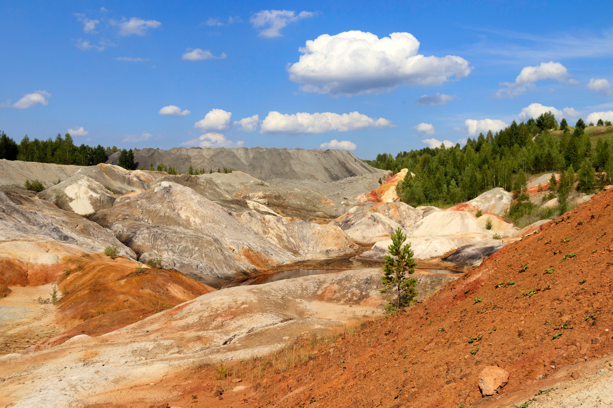 Ural Mars - a quarry for the extraction of refractory clay near Bogdanovich in the Sverdlovsk region - My, Career, Longpost, The photo