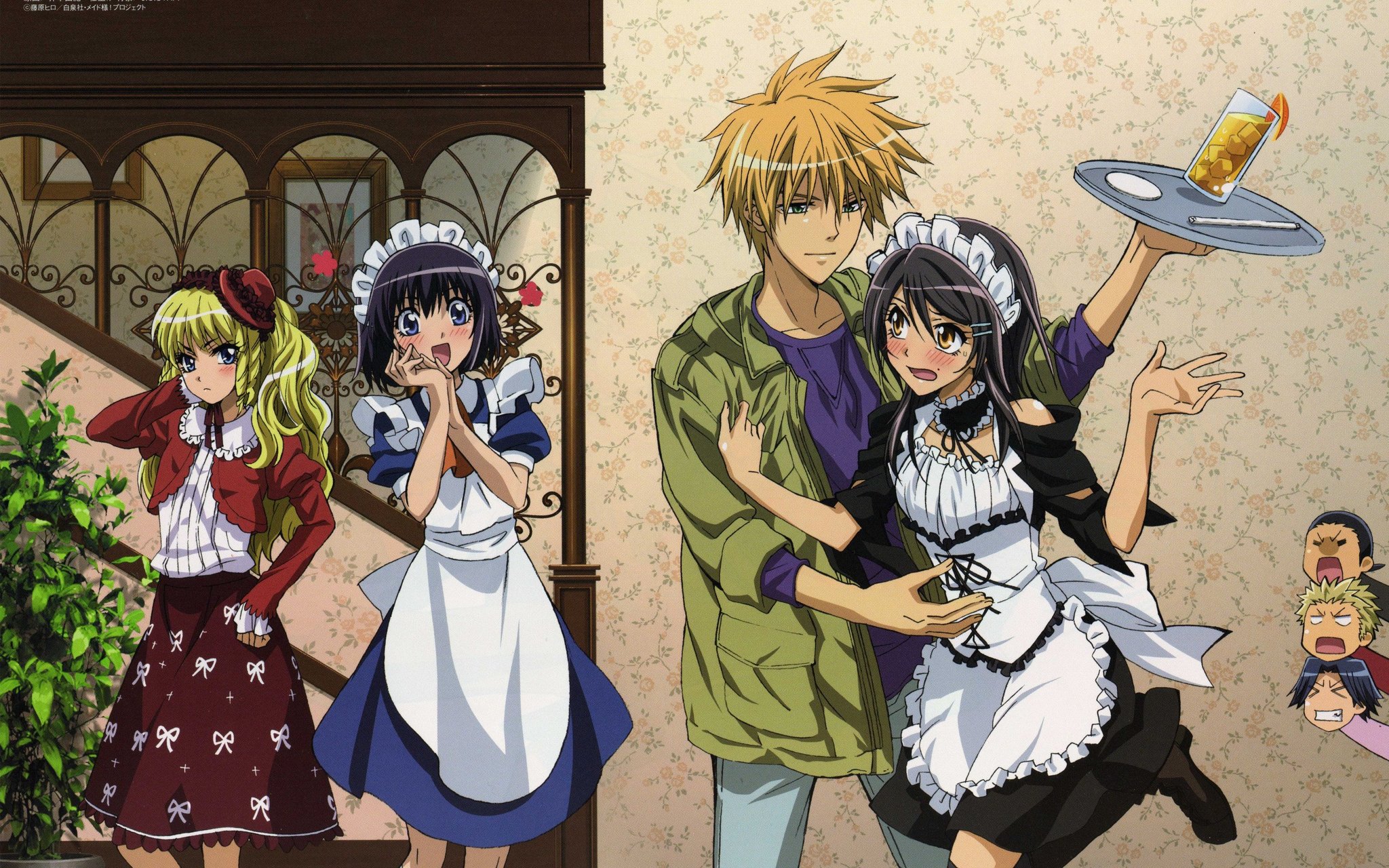 Президент студсовета горничная - Anime Art, Аниме, Misaki Ayuzawa, Kaichou wa Maid-sama!, Takumi Usui