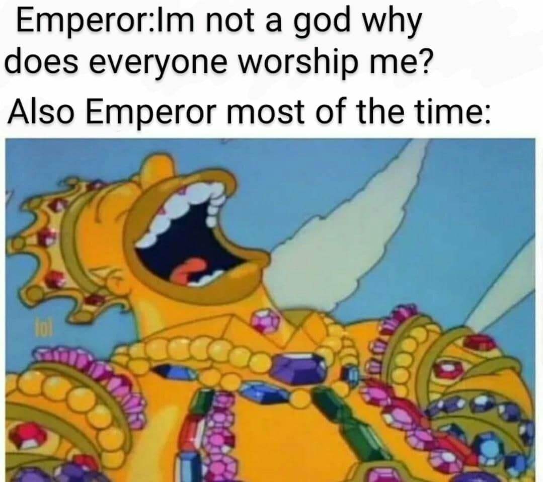 Typical impy - Warhammer 40k, Wh humor, Emperor of Humanity, Homer Simpson