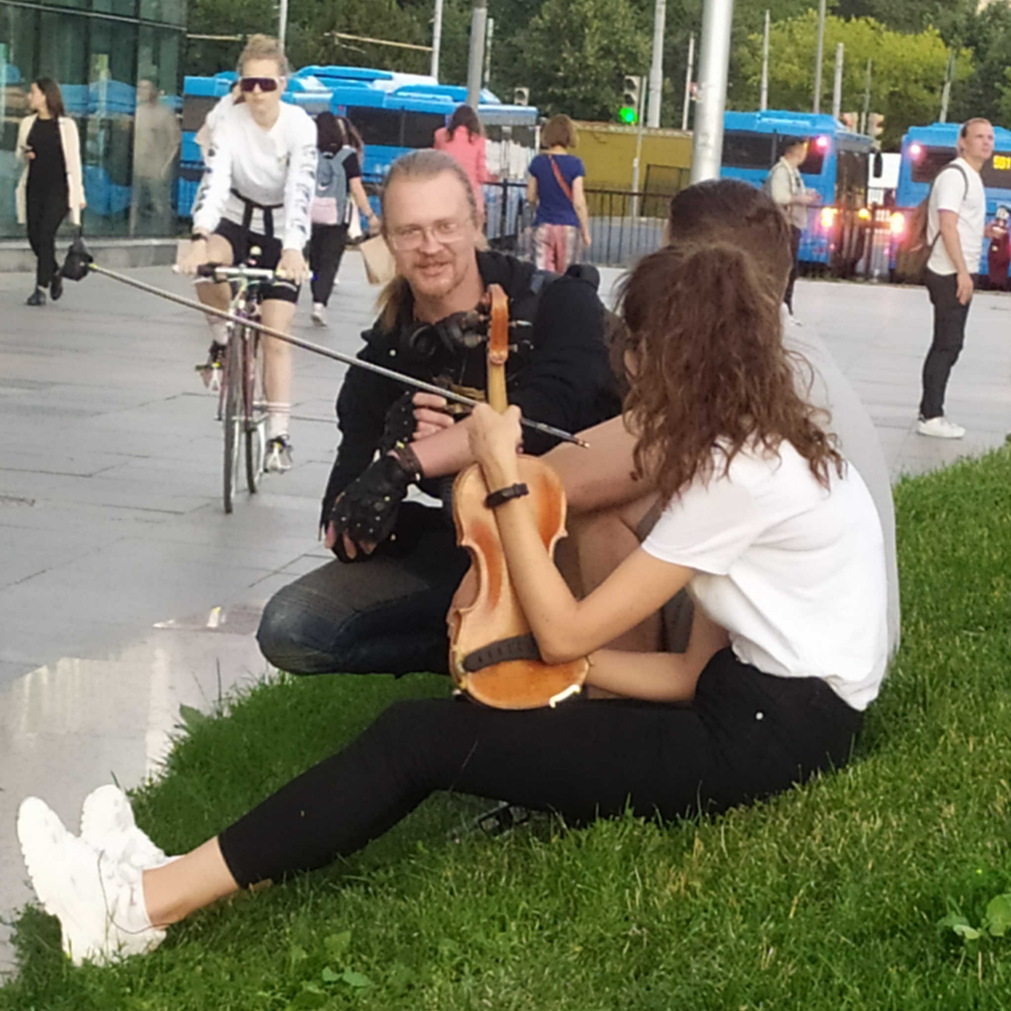 Moscow street musicians - Moscow, Street musicians, Video, Longpost