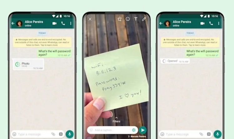 В мессенджере WhatsApp появилась возможность отправки исчезающих изображений - Whatsapp, Новое, Функция, Новости