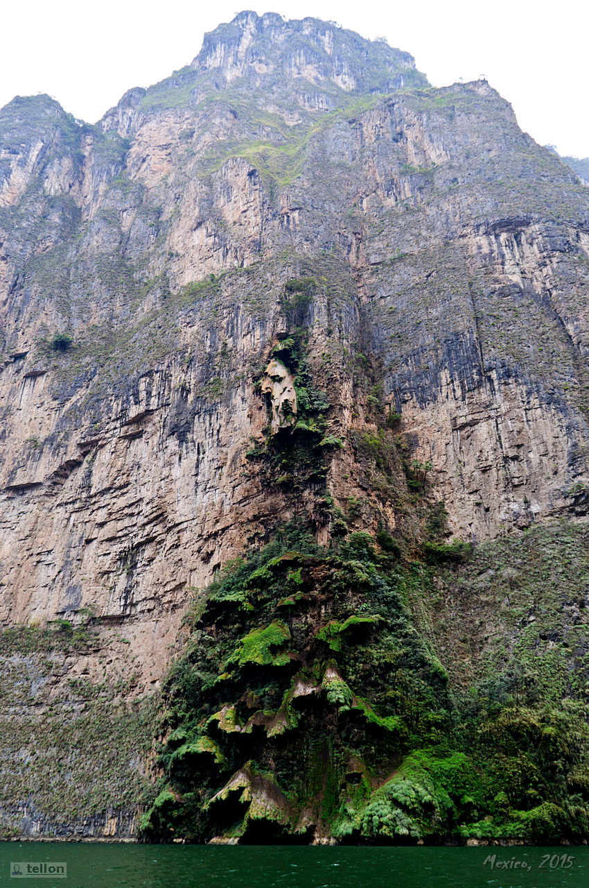 Sumidero - My, Mexico, Canyon, River, The rocks, Waterfall, Travels, Tourism, Pelican, , beauty, Longpost