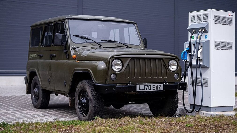 Serial electric UAZ Hunter (no, not panorama) - Auto, UAZ, Electric car, UAZ Hunter