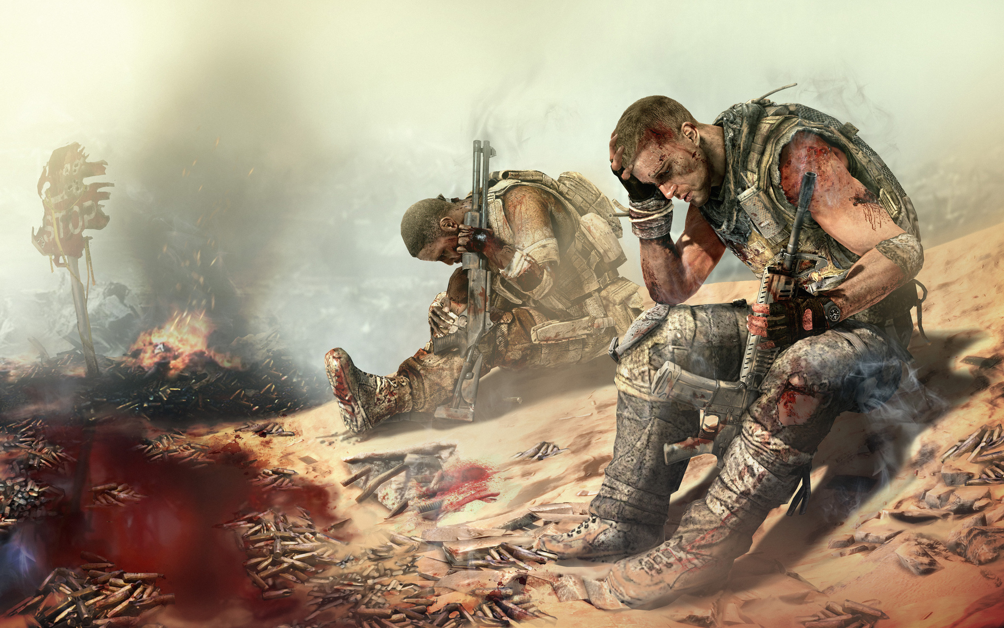 Well, do you feel like a hero? © - Art, Games, Spec Ops: The Line