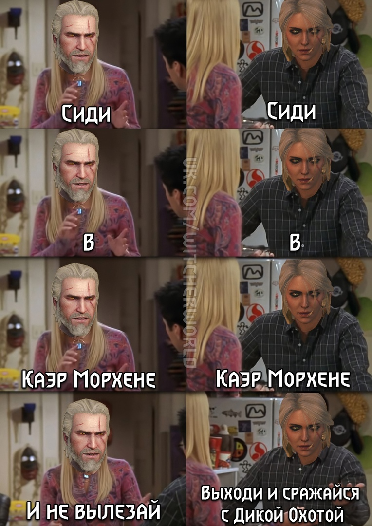 Sometimes it's so hard to explain a simple thing - Witcher, The Witcher 3: Wild Hunt, The Witcher 1, Memes, Humor, Strange humor, Geralt of Rivia, Buttercup, , Roach, Yennefer, Triss Merigold, Ciri, Gwent, Dijkstra, Dice, Kaer Morhen, Longpost