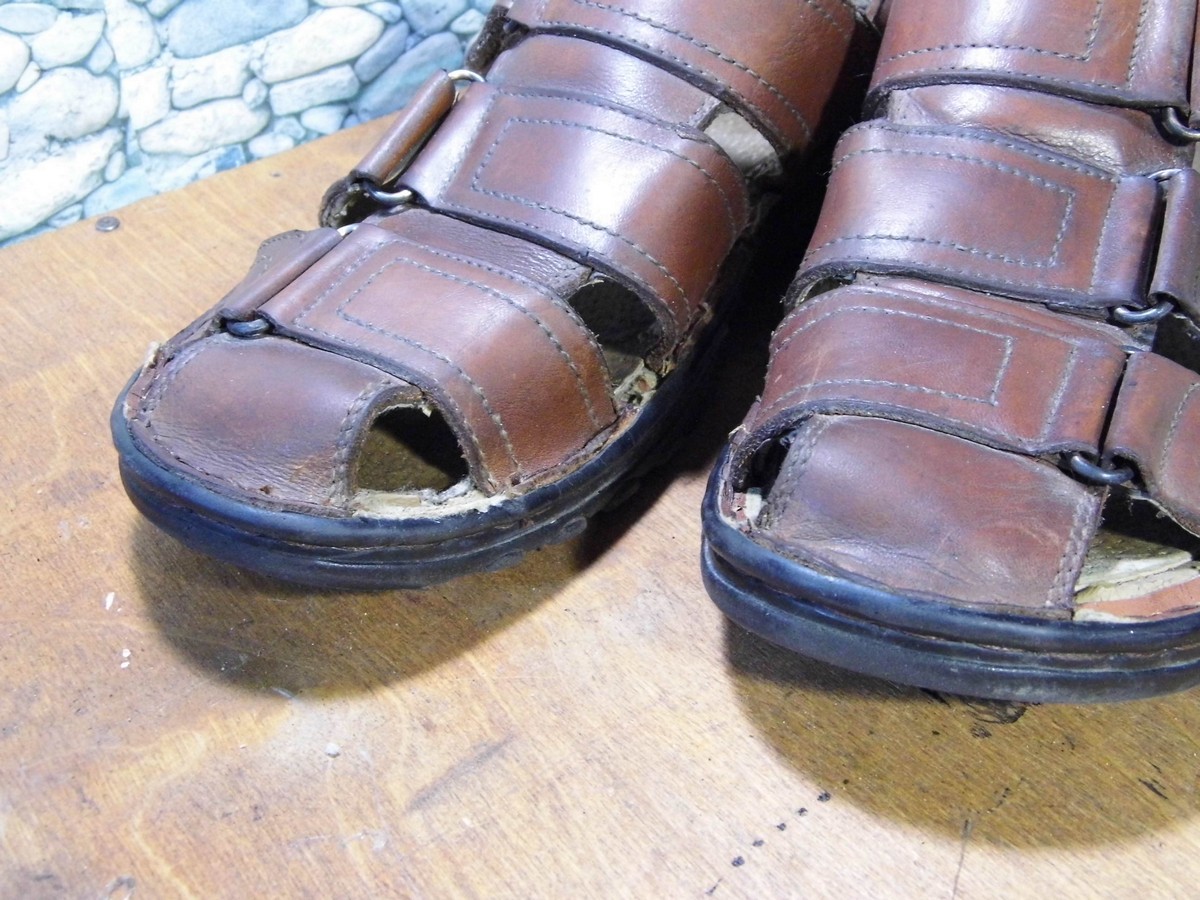 Should I buy new sandals at the end of the season? - My, Shoe repair, Shoes, Longpost