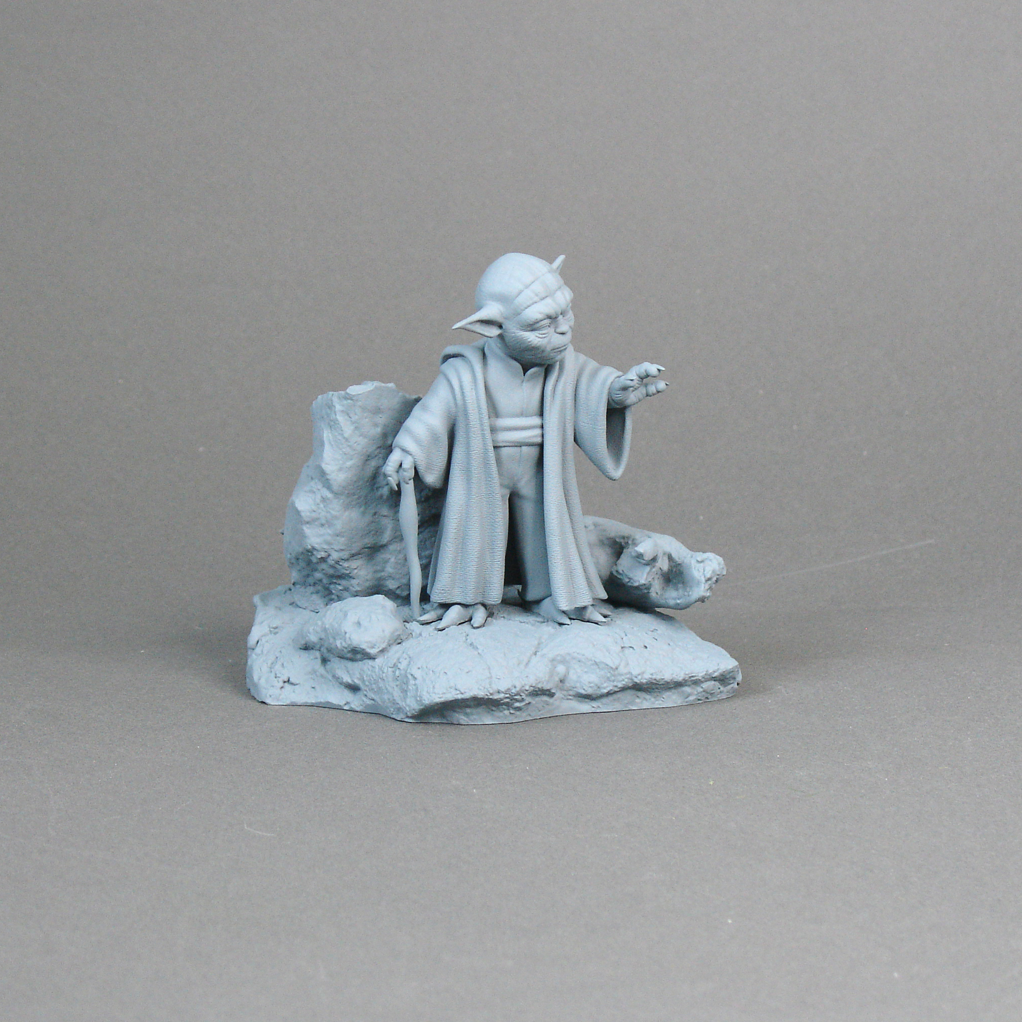 Master Yoda - My, 3D, 3D печать, Star Wars, Miniature, Photopolymer printing, Yoda