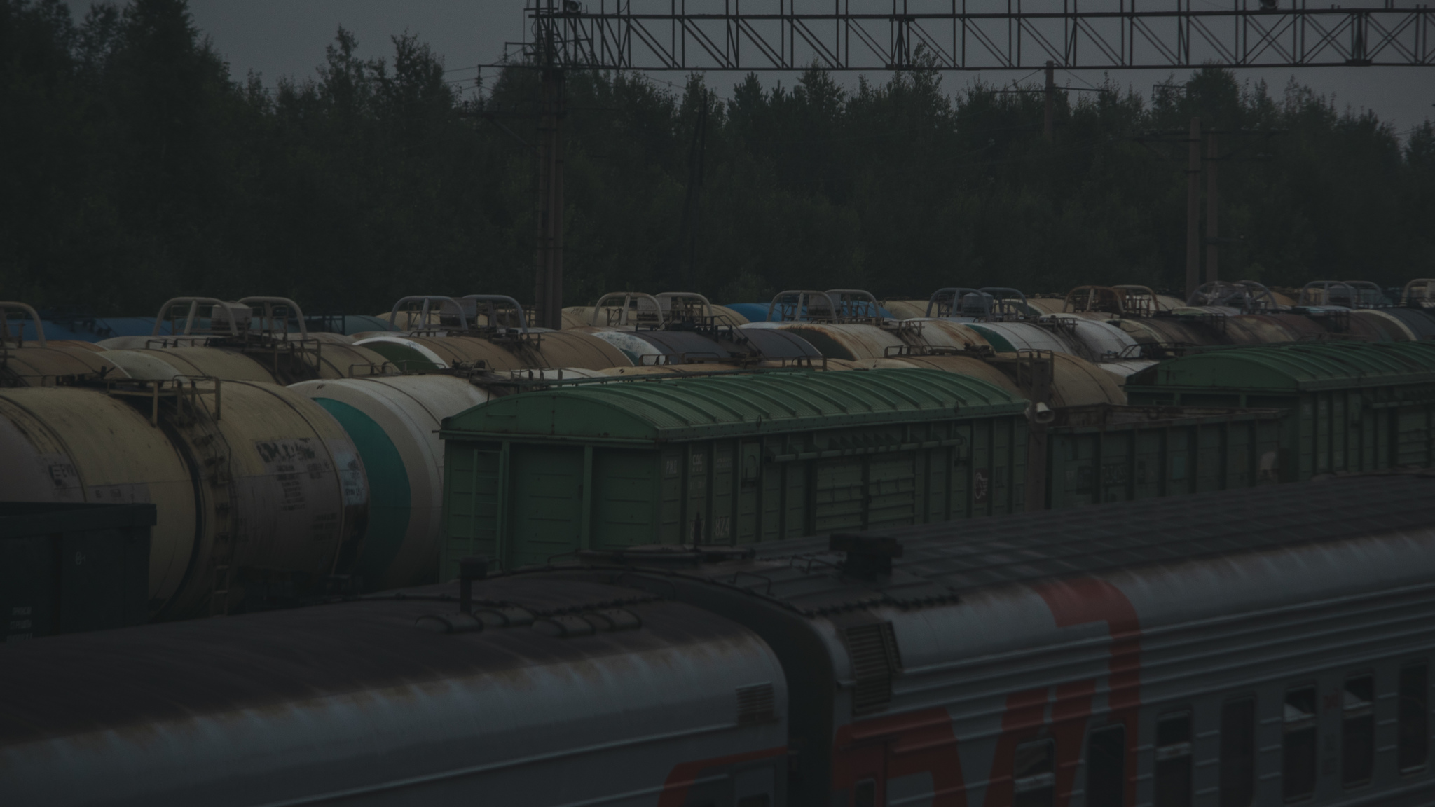 Railway - My, Railway, Locomotive, A train, Railway carriage, The photo, Surgut, North, KhMAO, Longpost