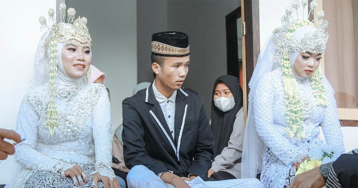 I broke in, so I broke in ... - news, Polygamy, Indonesia, Wedding, Bitterly, Video