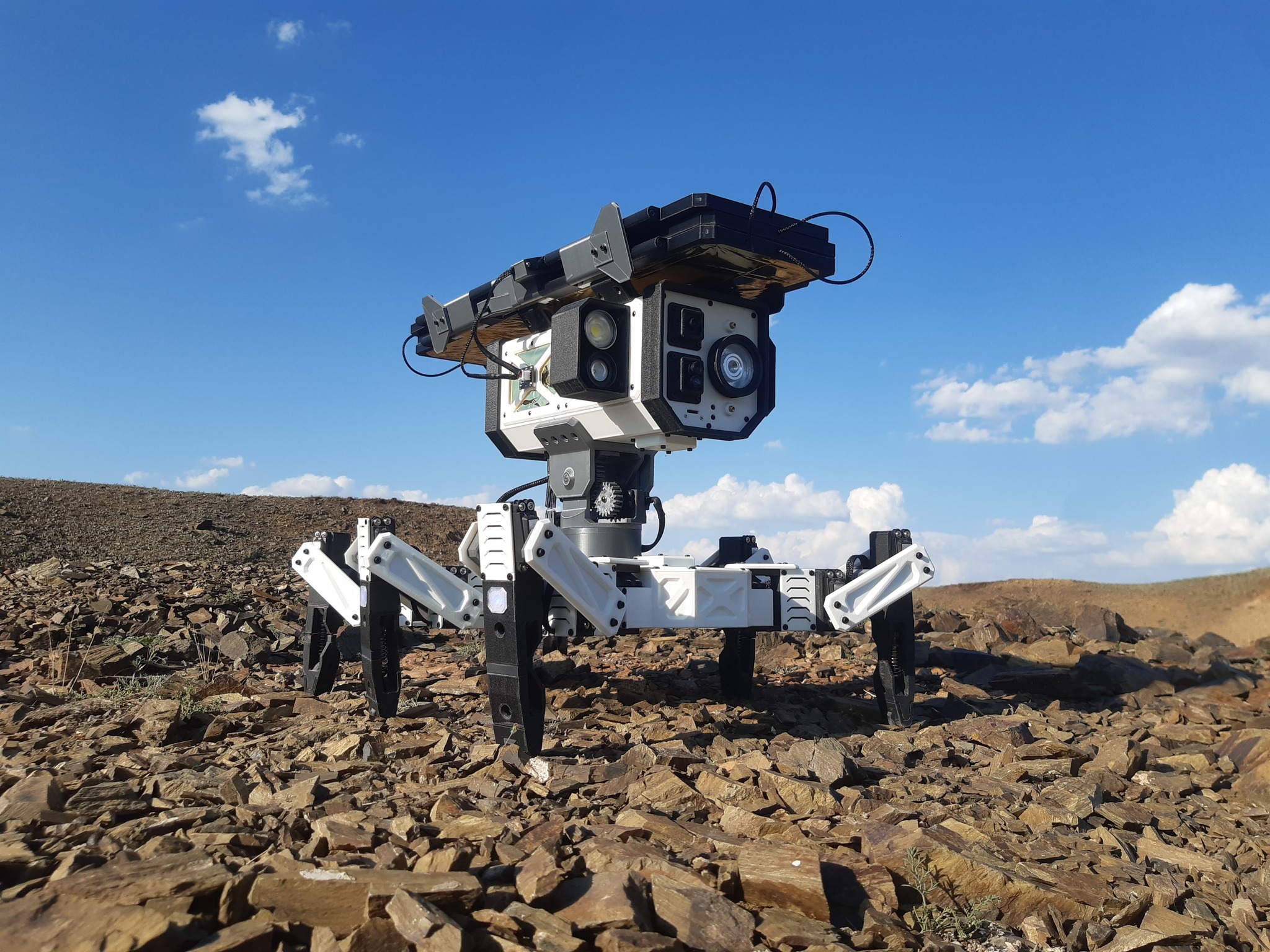 TMR - walking planet rover - My, Rover, Rover, With your own hands, Video, Longpost