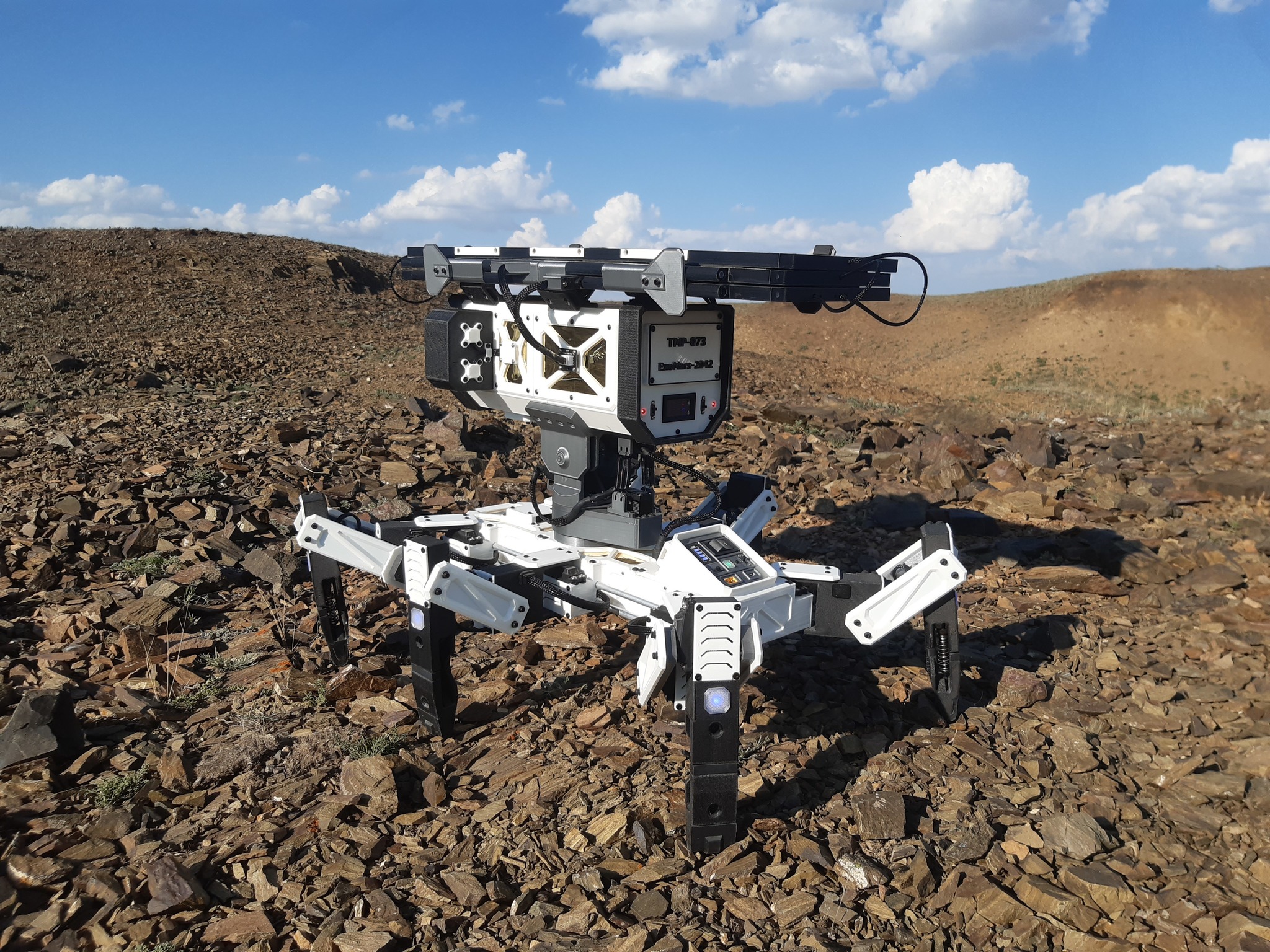 TMR - walking planet rover - My, Rover, Rover, With your own hands, Video, Longpost