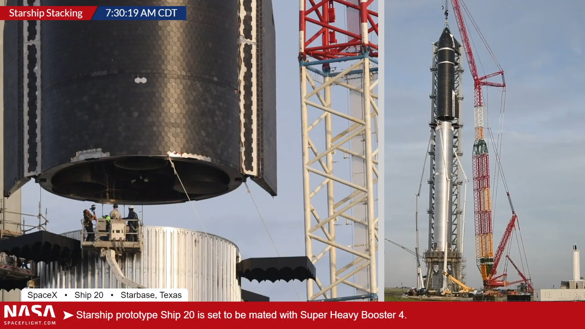 SpaceX made the first test docking of SuperHeavy and Starship - we have the largest rocket in history - Spacex, Technologies, Booster Rocket, Cosmonautics, Space, Elon Musk, Engineering, Spaceship, , Starship, USA, Boca Chica, Longpost