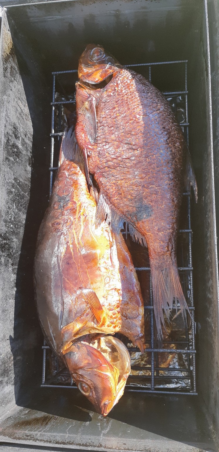 We smoke fish. - My, Hot smoking, Bloater, Smokehouse, Yummy, Longpost