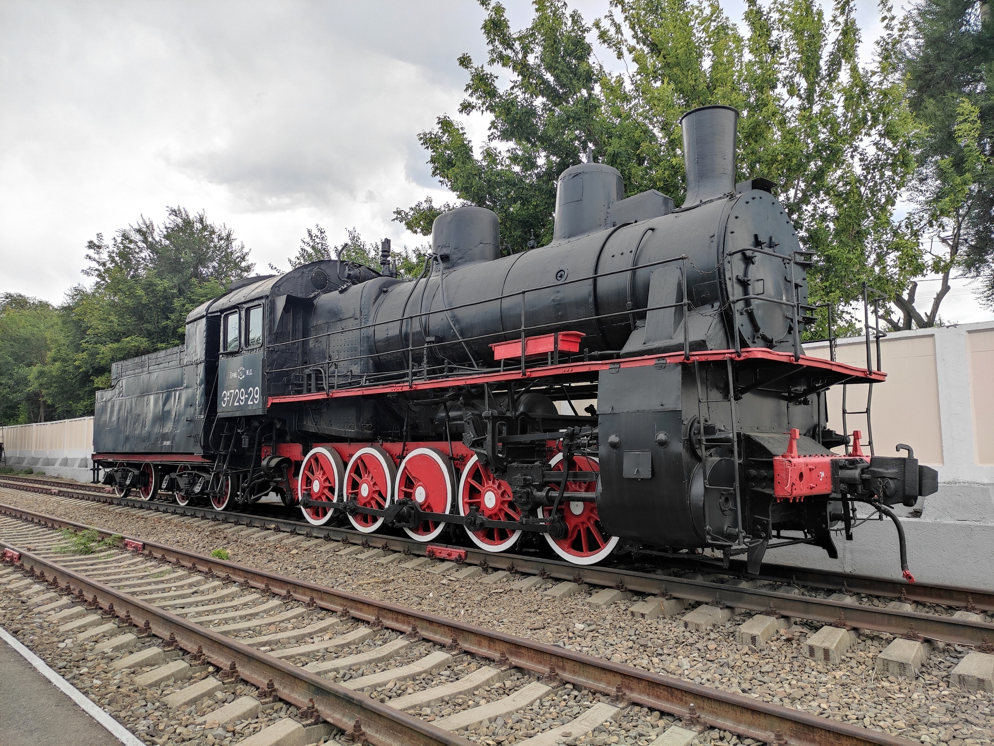 Museum of Railway Equipment in Rostov-on-Don - My, Rostov-on-Don, Locomotive, Russian Railways, Museum, Longpost