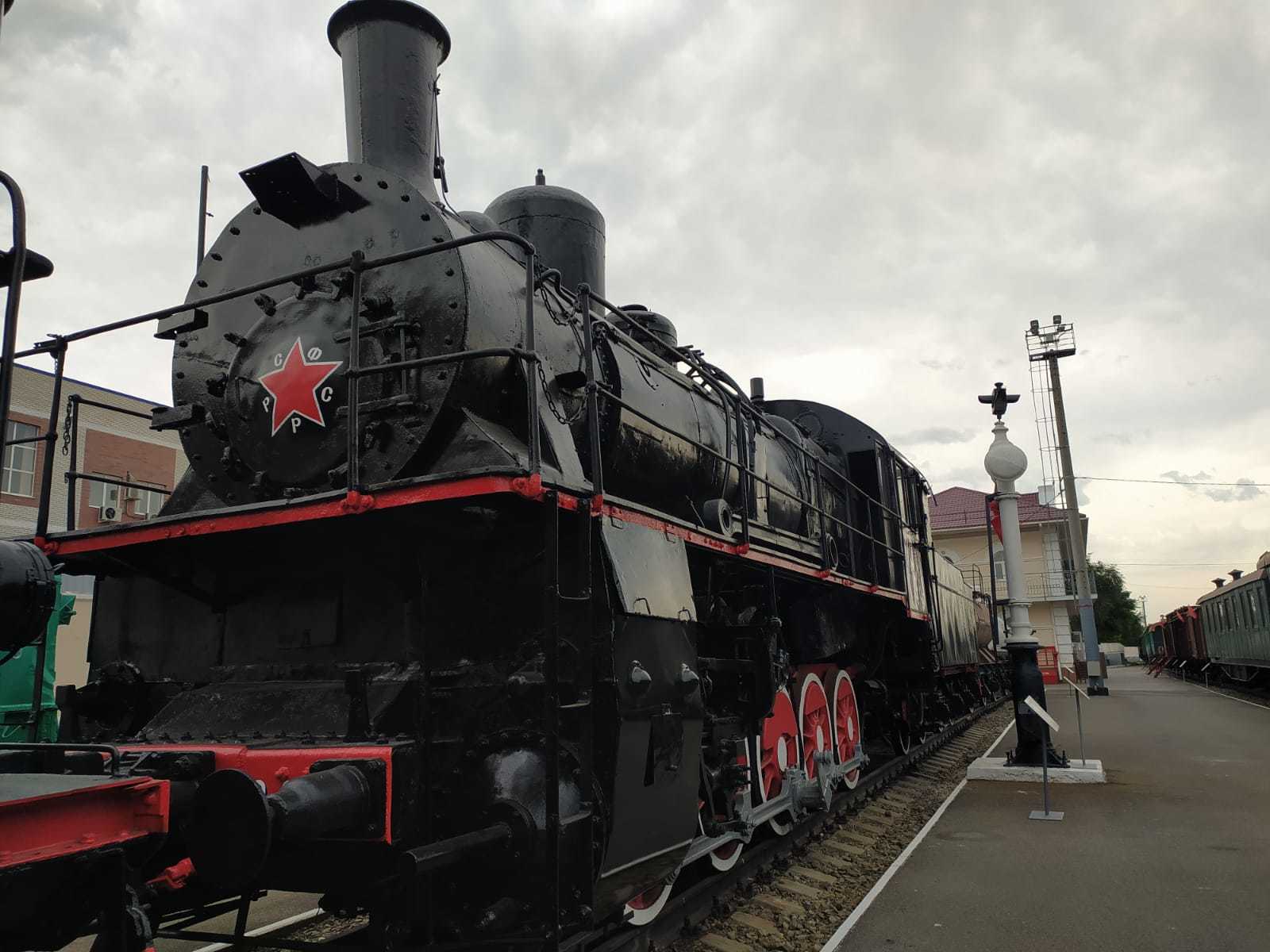 Museum of Railway Equipment in Rostov-on-Don - My, Rostov-on-Don, Locomotive, Russian Railways, Museum, Longpost