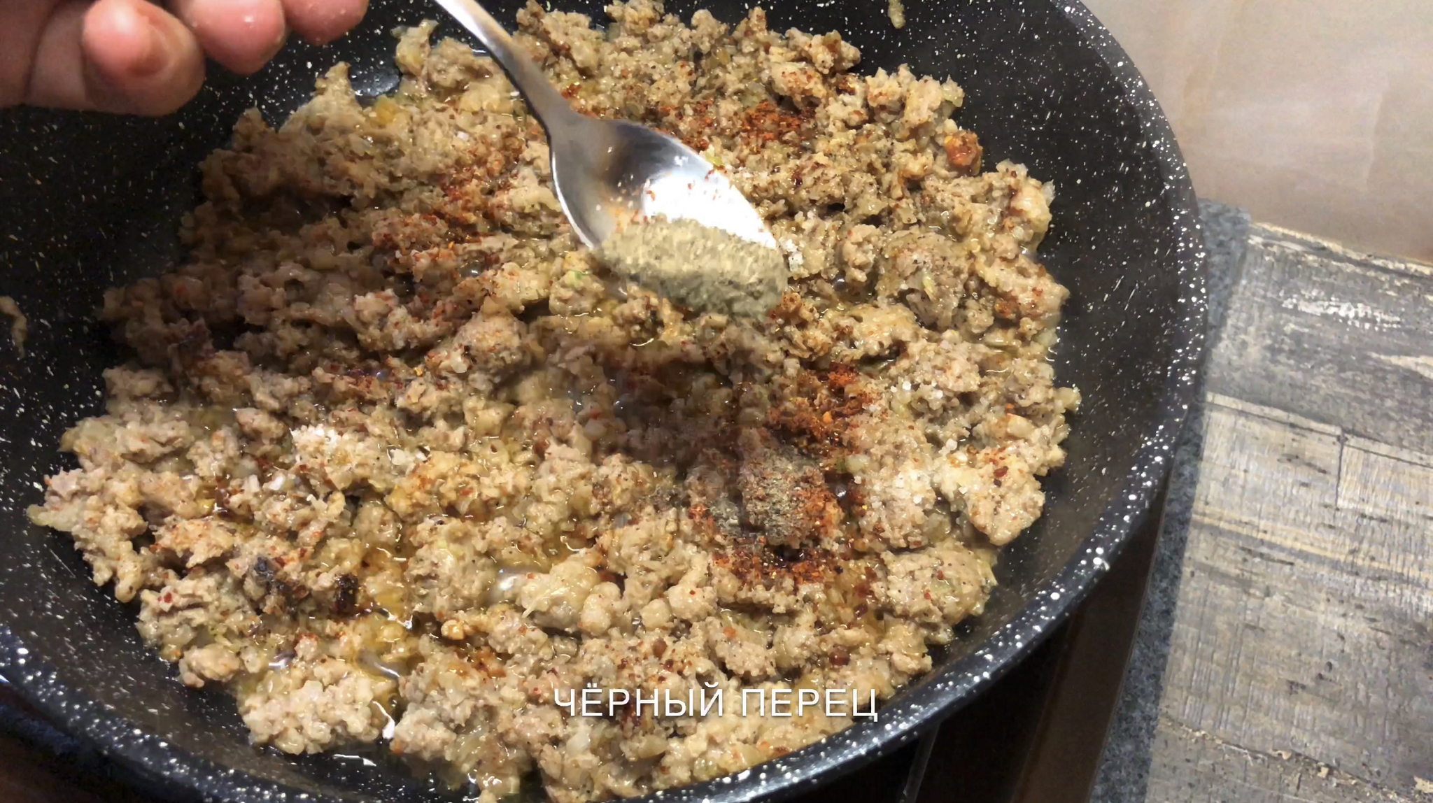 Minced meat and potato dish - My, Culinary minced meat, Potato, Food, Cooking, Preparation, Video, Longpost