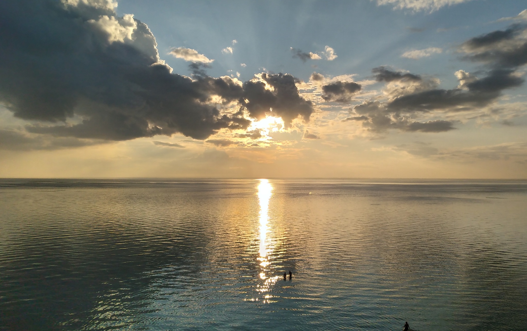 Sunset on the Berdskaya Spit - My, Summer, Nature, Berdsk, The photo, Sunset, Longpost, Ob sea