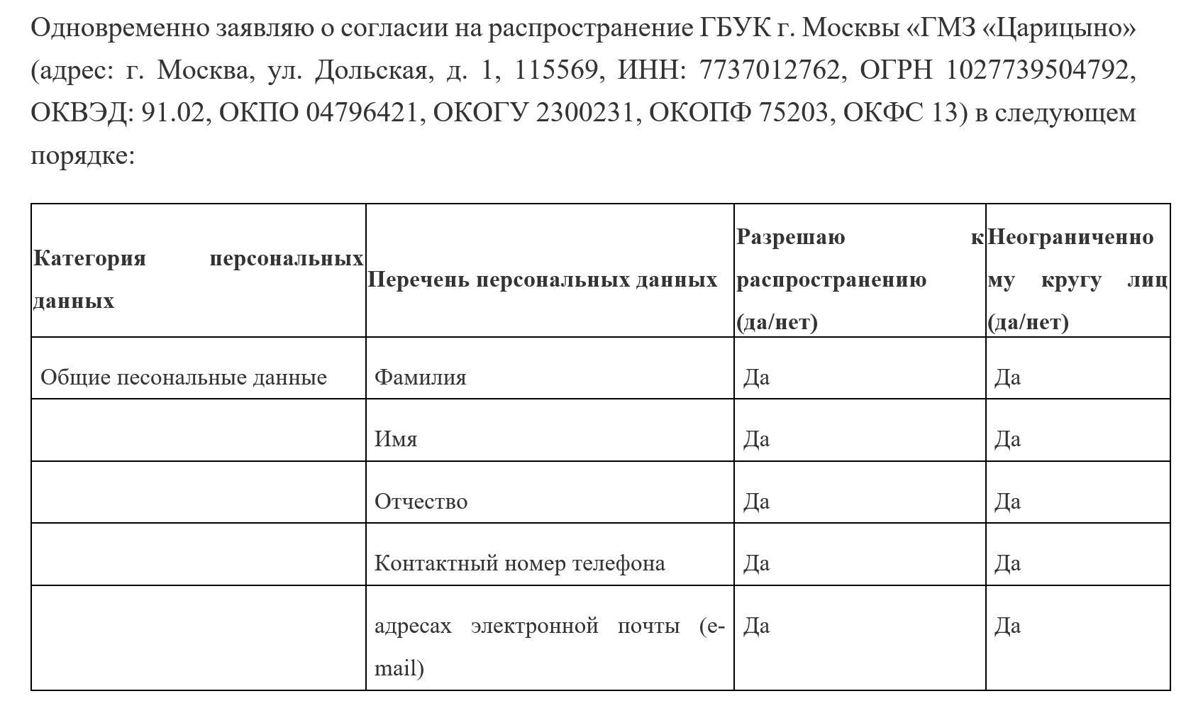 Roskomnadzor will protect your personal data (no) - My, Roskomnadzor, Personal data, Museums in Moscow, Longpost, Screenshot