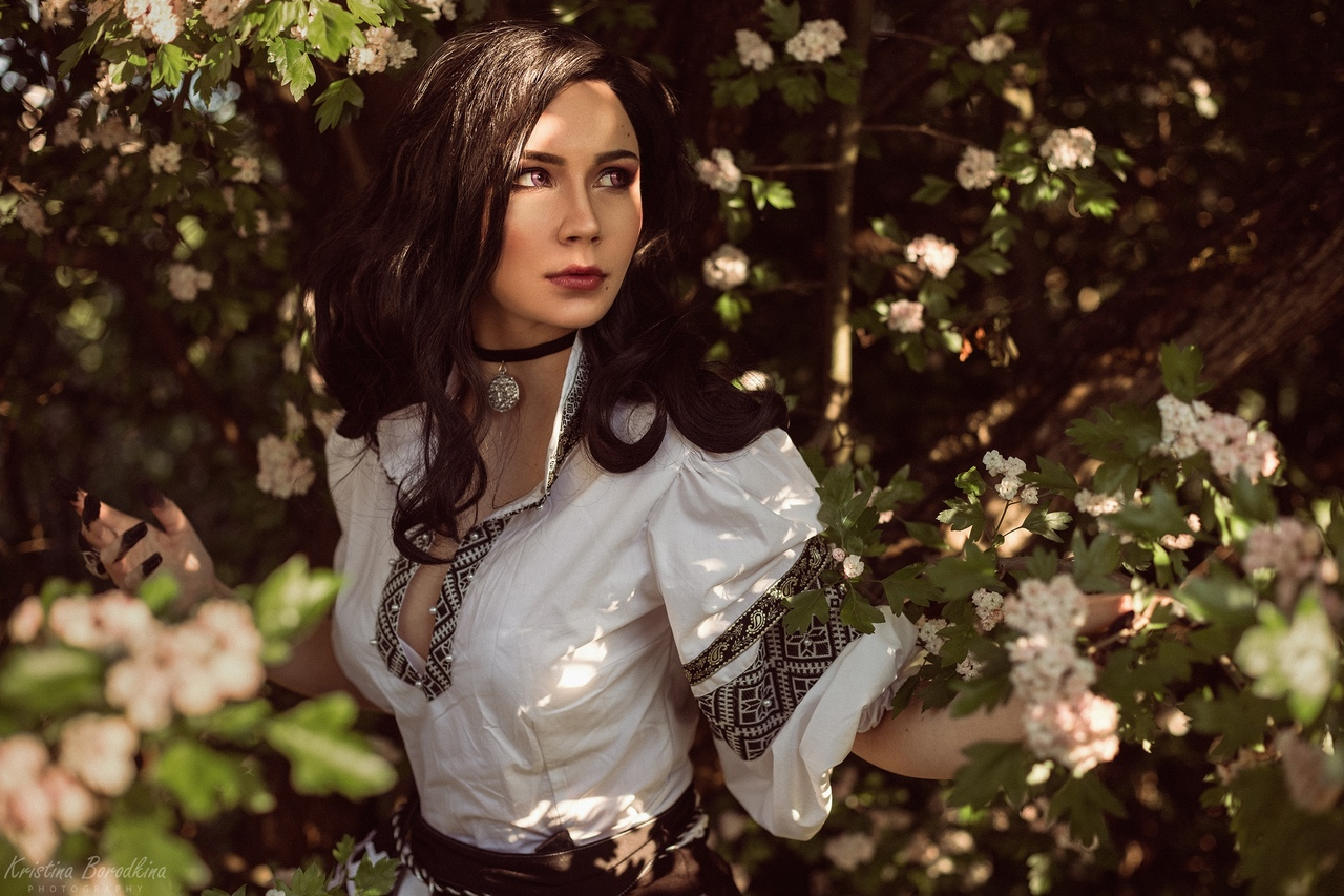 Yennefer in a Slavic image - Yennefer, Cosplay, OICHI, Women, Slavs, Witcher, Longpost