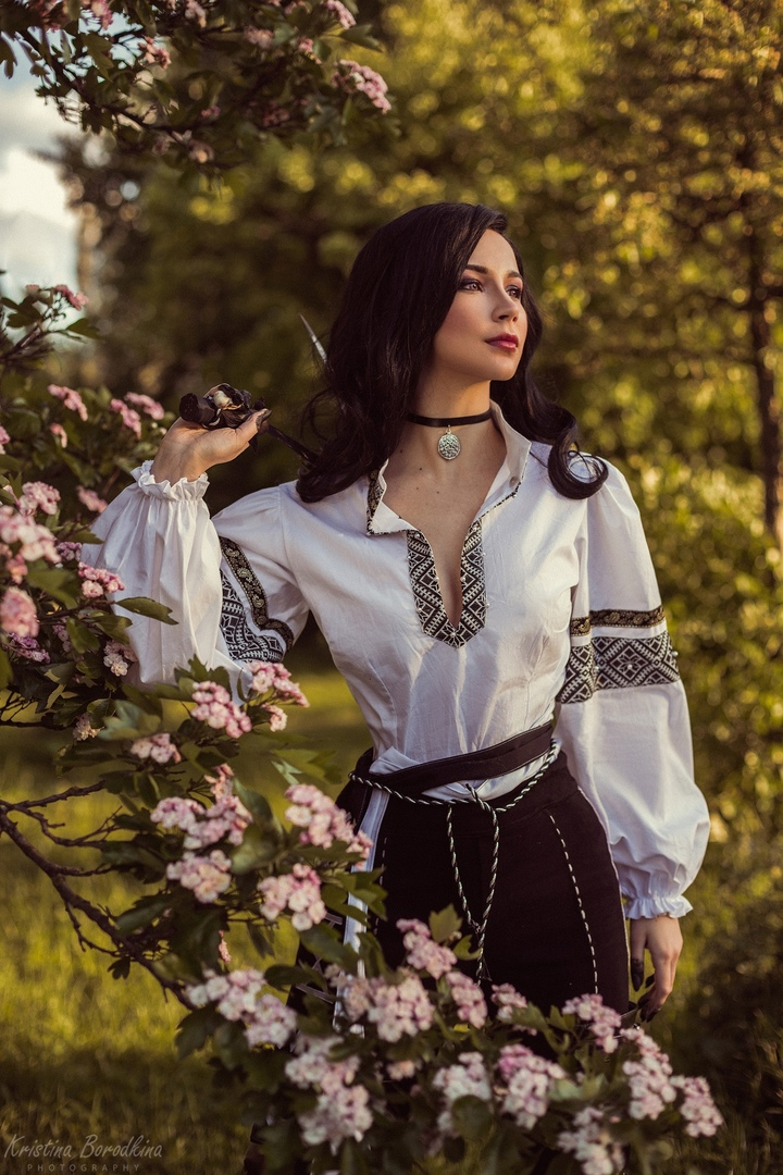 Yennefer in a Slavic image - Yennefer, Cosplay, OICHI, Women, Slavs, Witcher, Longpost