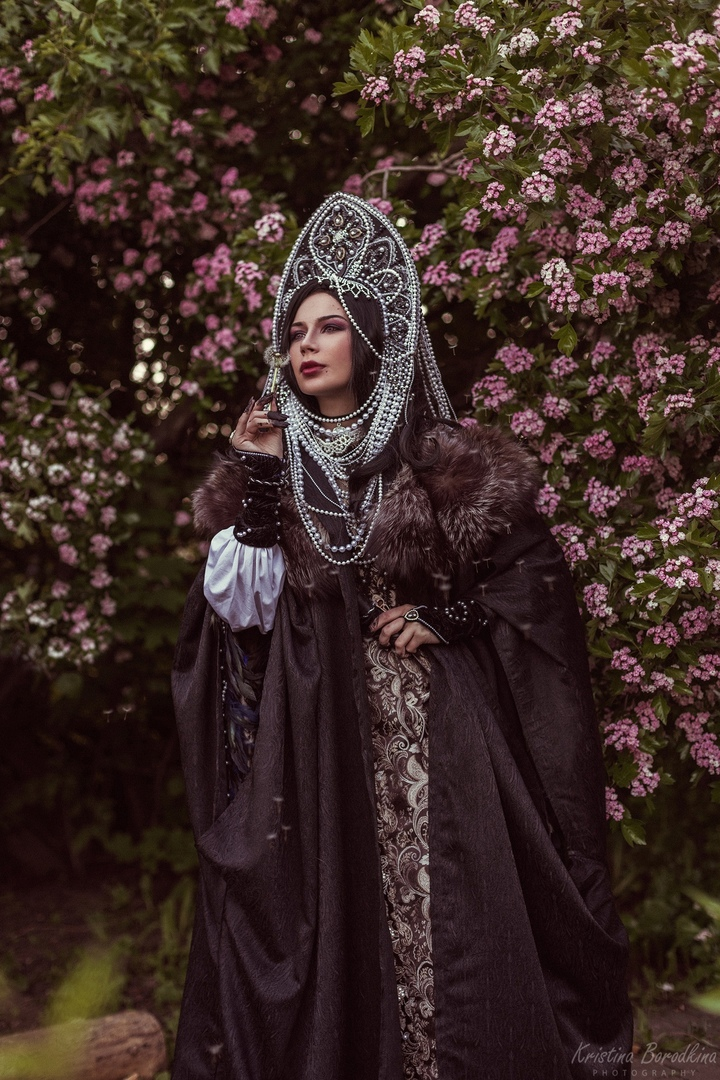 Yennefer in a Slavic image - Yennefer, Cosplay, OICHI, Women, Slavs, Witcher, Longpost