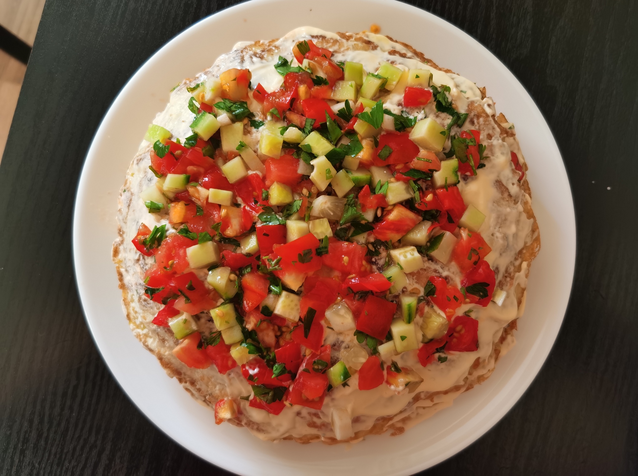 APXuK's answer to Life Pancake or Zucchini Pizza - My, Zucchini, Recipe, Yummy, Longpost