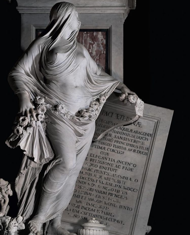 When you love carving creases the most - Sculpture, Marble, Figure, Italy, Longpost, Repeat