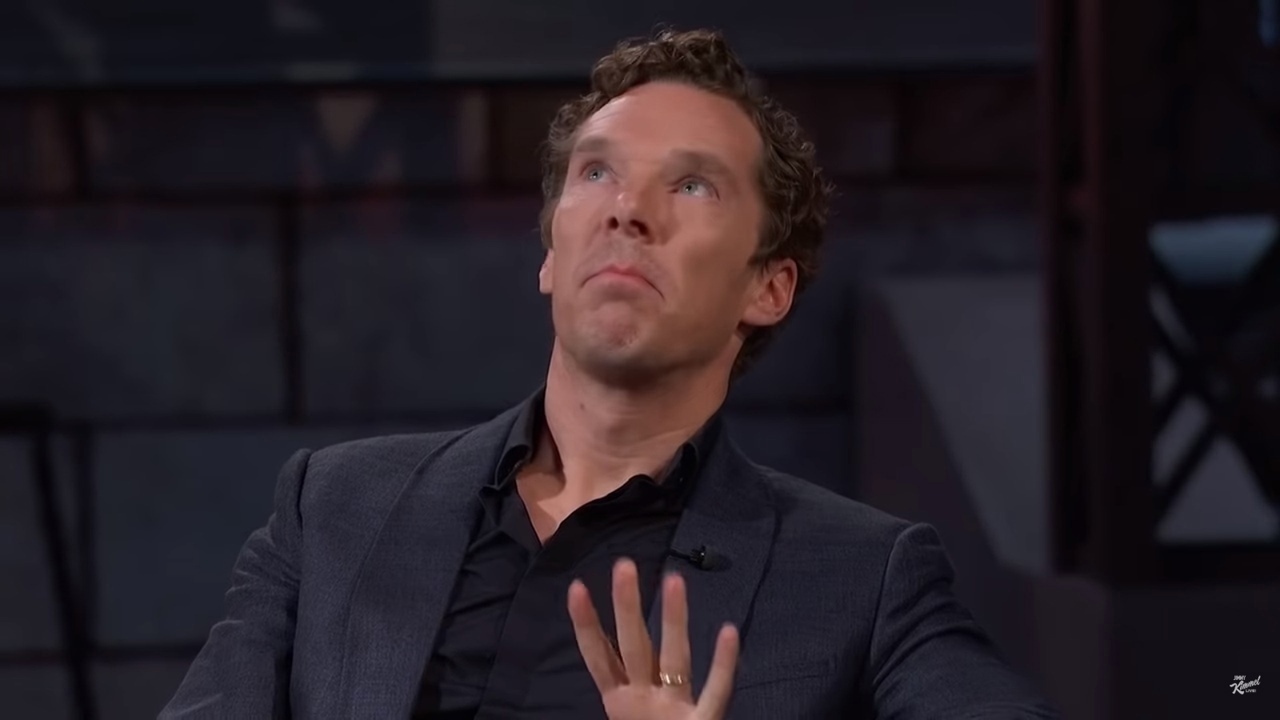 Benedict Cumberbatch and Mom's Secret - Benedict Cumberbatch, Actors and actresses, Celebrities, Storyboard, Interview, USA, Jimmy Kimmel, Humor, , Alcohol, From the network, Mum, Longpost