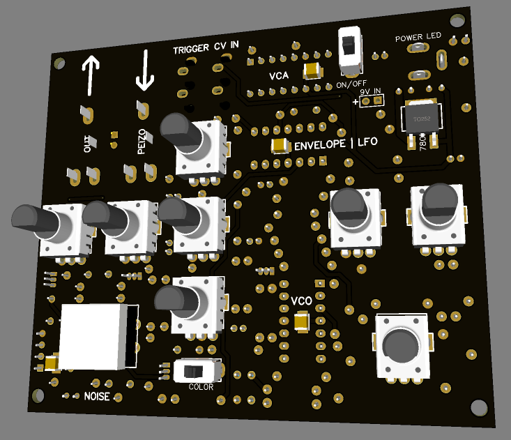 Простой аналоговый синтезатор MFOS Noise Toaster / Хабр