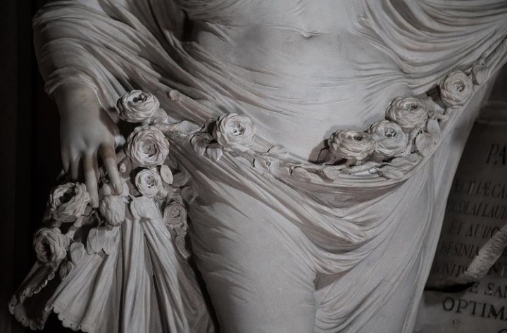 When you love carving creases the most - Sculpture, Marble, Figure, Italy, Longpost, Repeat