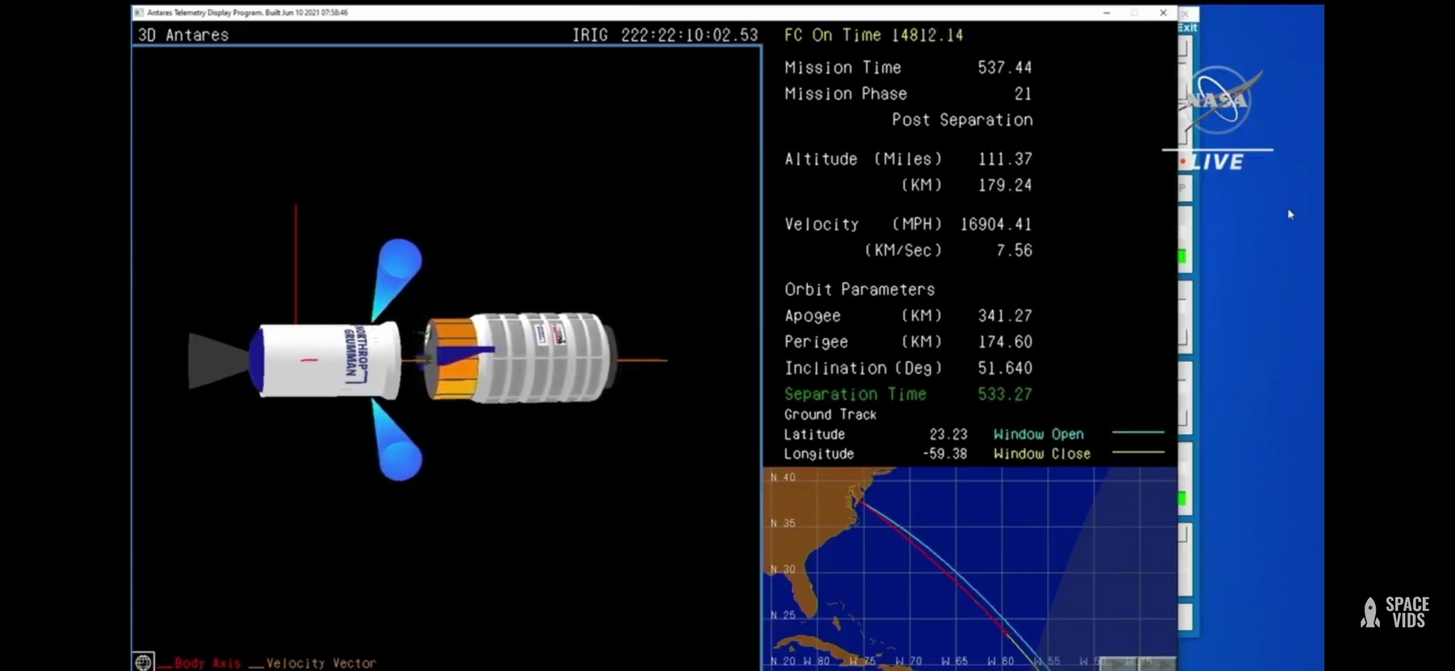 Продолжение поста «Запуск миссии Cygnus CRS NG-16 уже этой ночью!» - МКС, Cygnus, Northrop Grumman, Ответ на пост