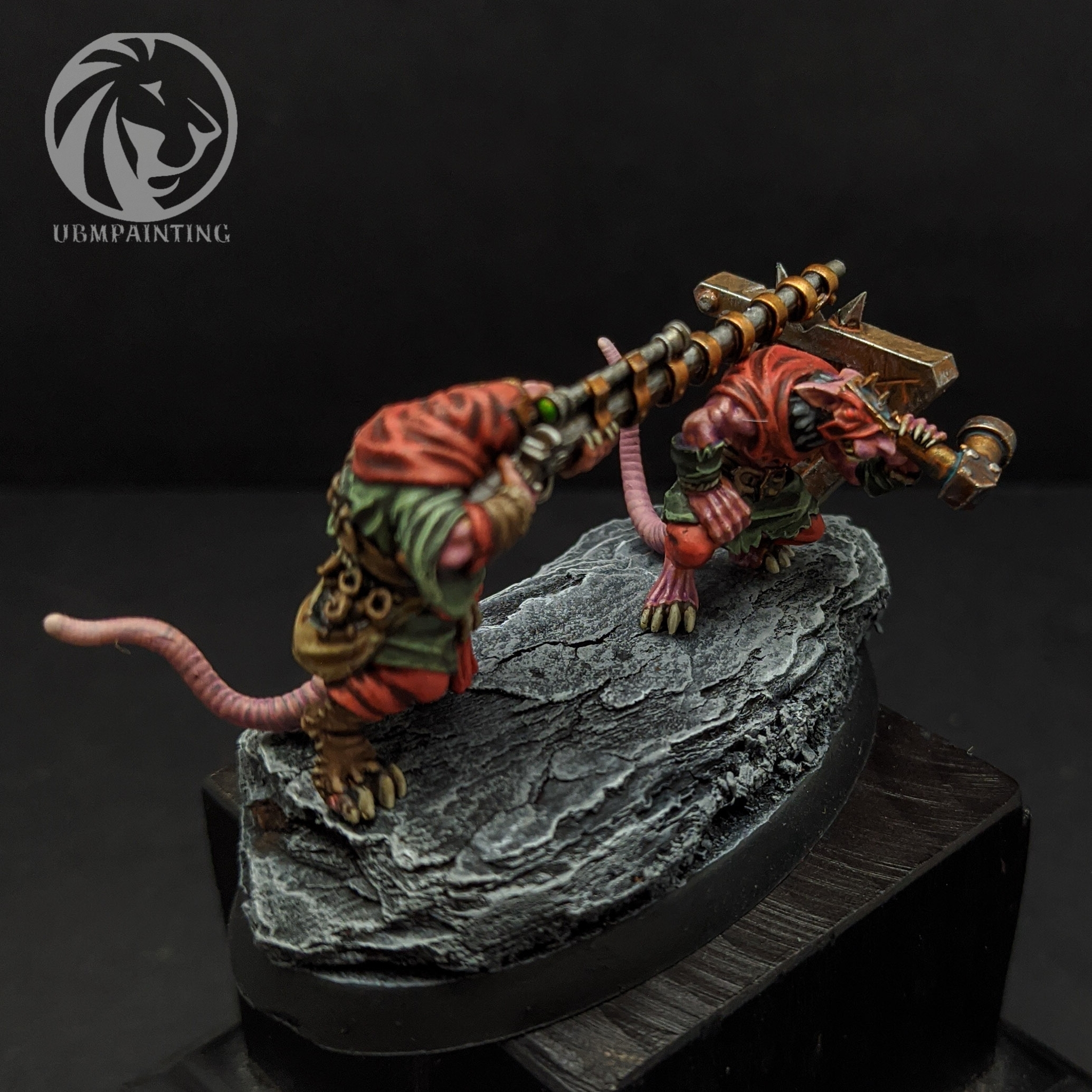 Skaven Warp Jazels 28mm Resin - My, Skaven, Board games, Desktop wargame, Warhammer fantasy battles, Warhammer: age of sigmar, Warhammer, Old warhammer, Painting miniatures, , Miniature, Modeling, Stand modeling, Longpost