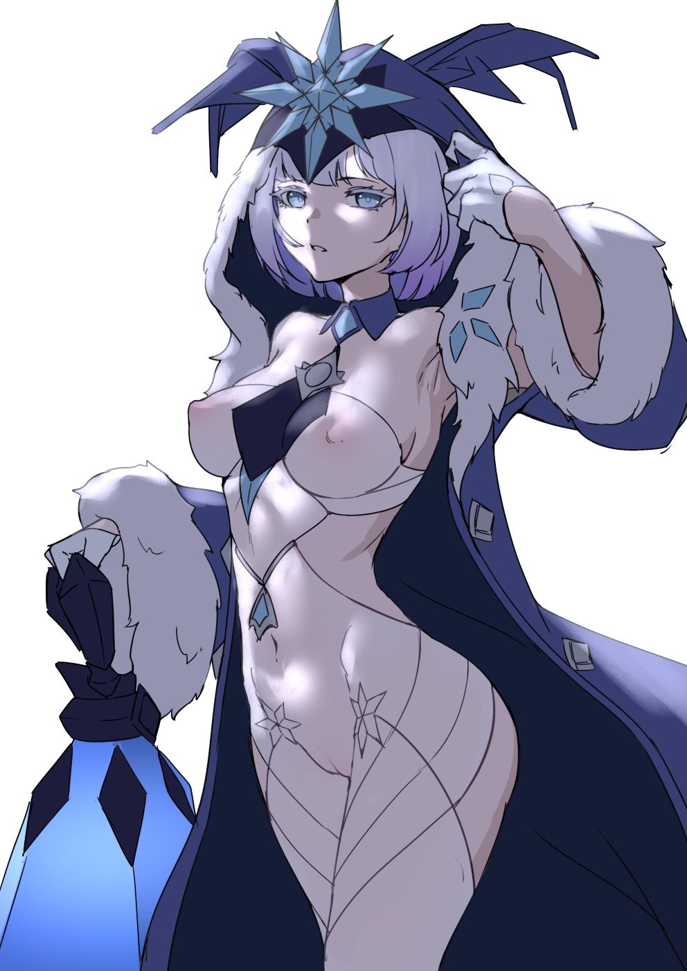 Cryo cicin mage - NSFW, Genshin impact, Cryo cicin mage, Anime art, Art, Girls, Breast