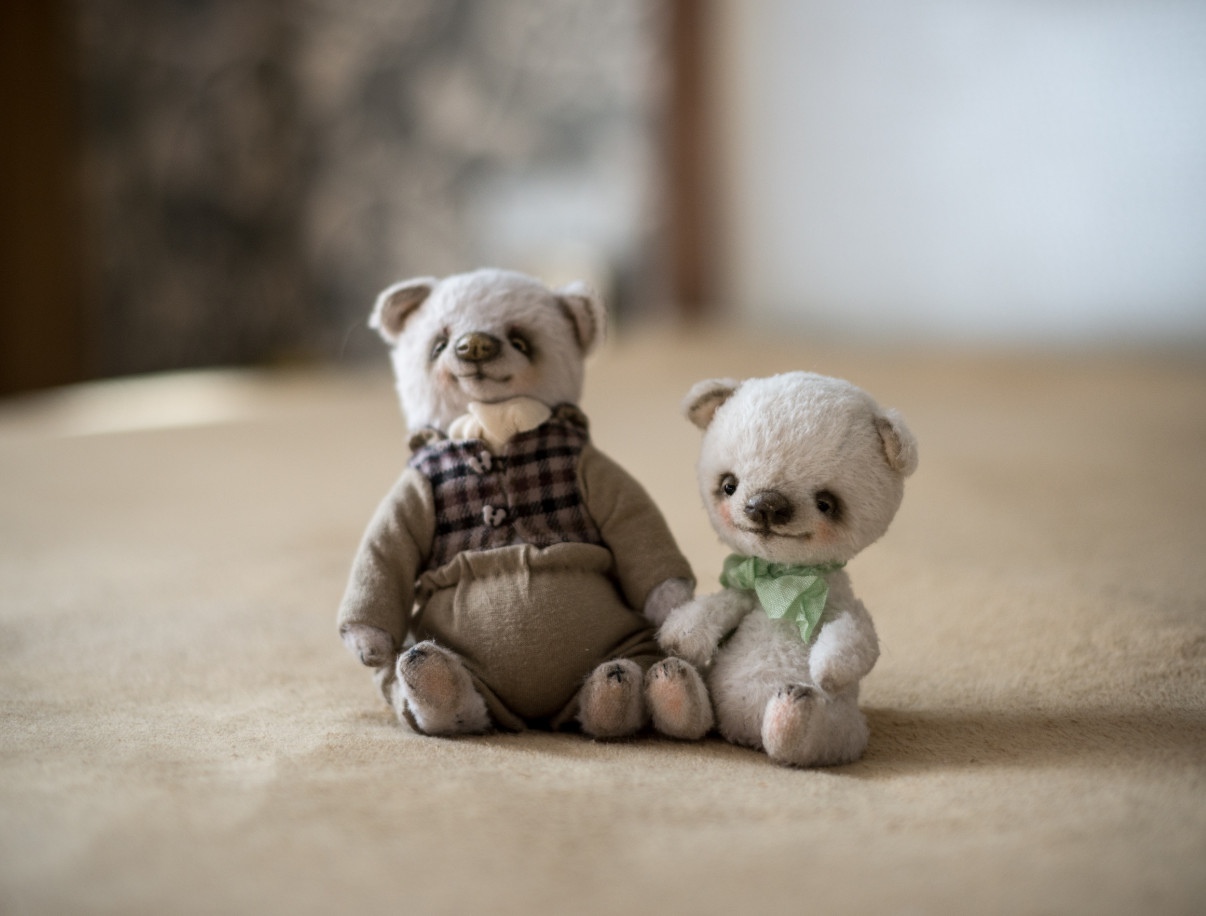 Handmade toys in Teddy style - My, Needlework without process, Teddy bear, Longpost, Handmade, Interior, Sewing