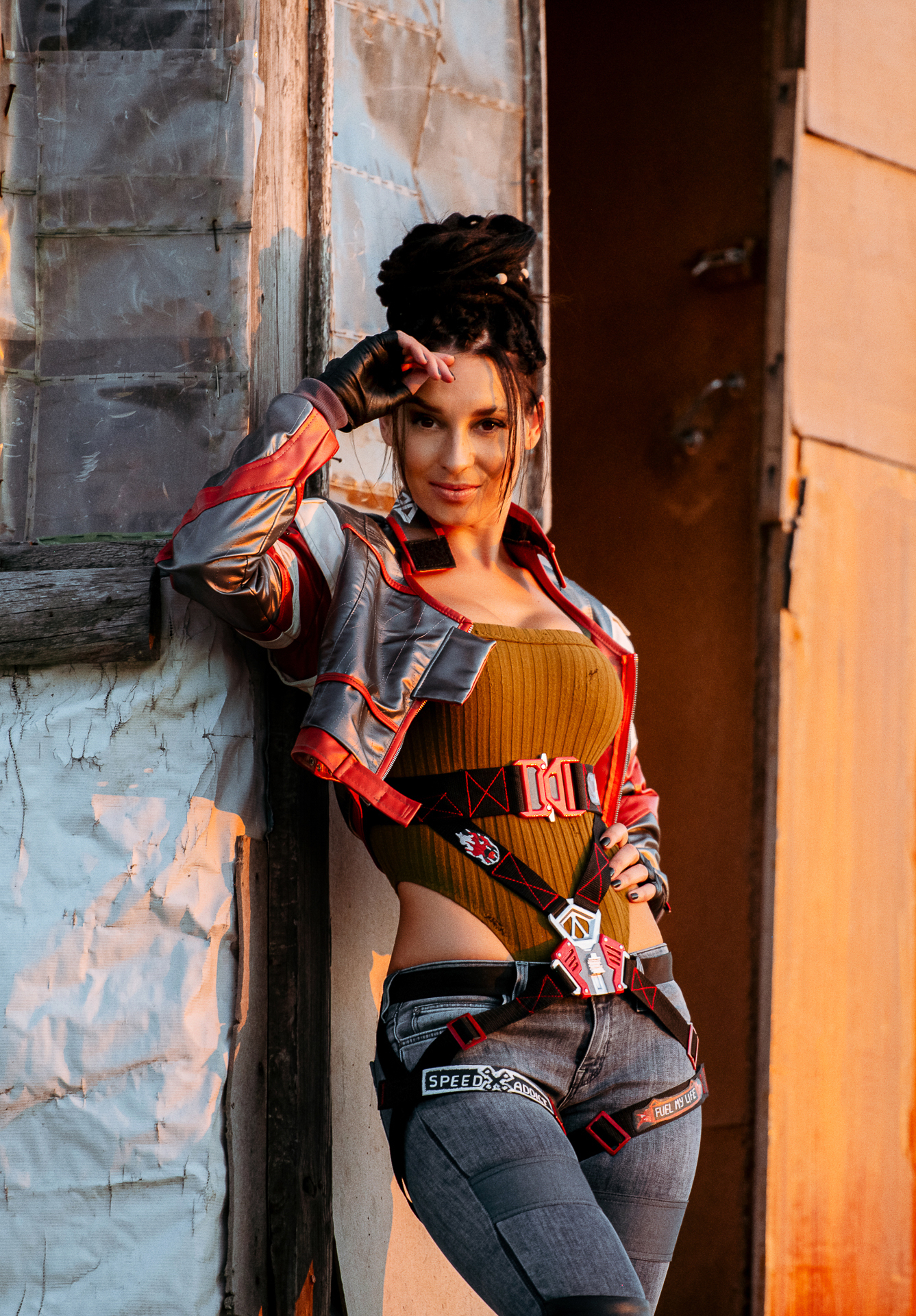 Cosplay on Panam Palmer from Cyberpunk 2077. Canon - My, Cyberpunk, Cyberpunk 2077, Cosplay, Gamers, Games, Friday tag is mine, Longpost, Video