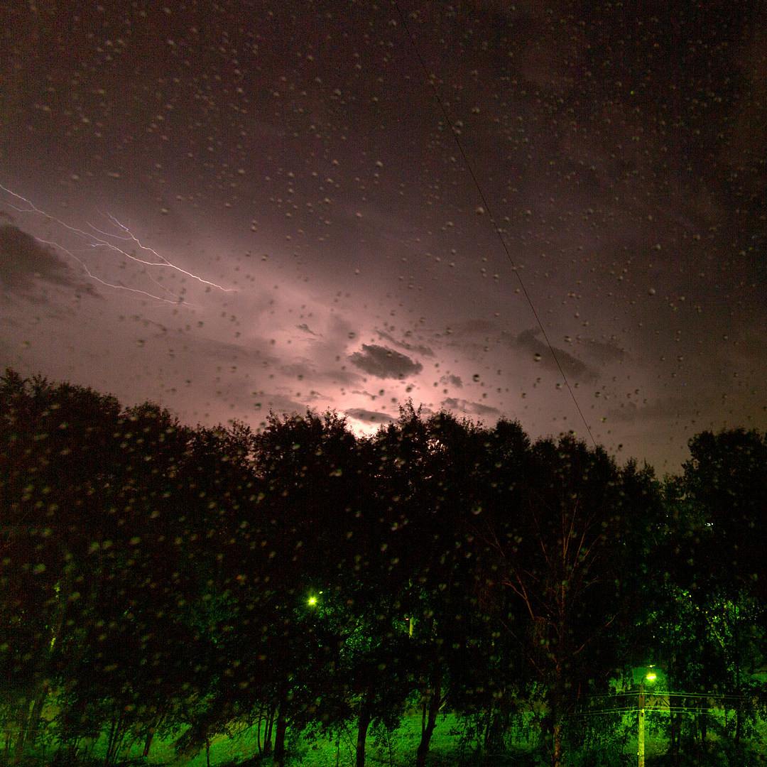 Lightning - My, Таймлапс, Pentax, Longpost