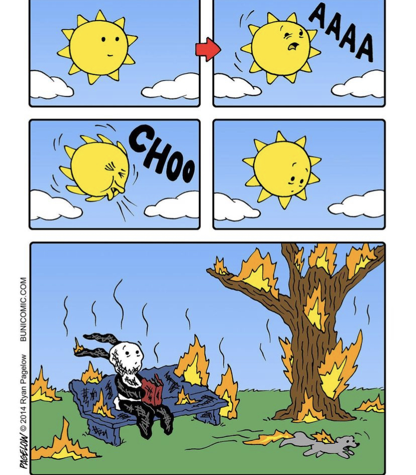 Aaa-chhi! - Comics, Buni, The sun, Sneeze, Humor