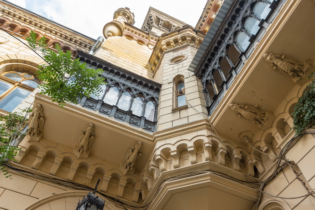 Italian patio in Odessa - Odessa, Architecture, Venice, A restaurant, Its own atmosphere, Video, Longpost