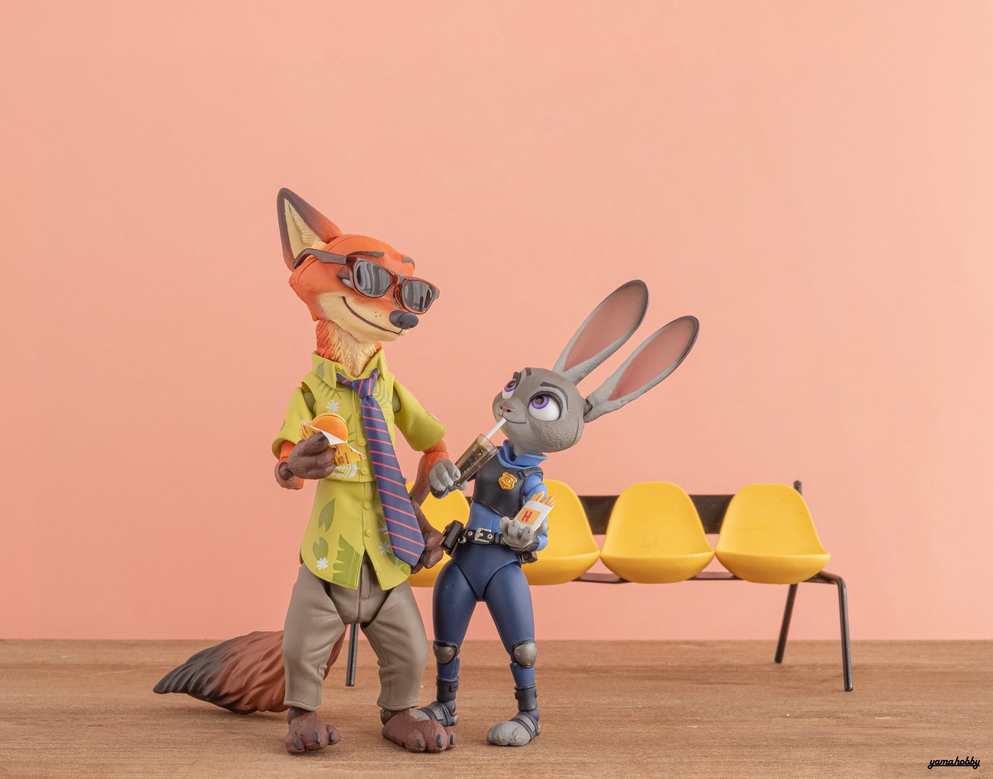 Spend the weekend right - spend it together - Zootopia, Nick and Judy, Nick wilde, Judy hopps, Figurines, The photo, Longpost