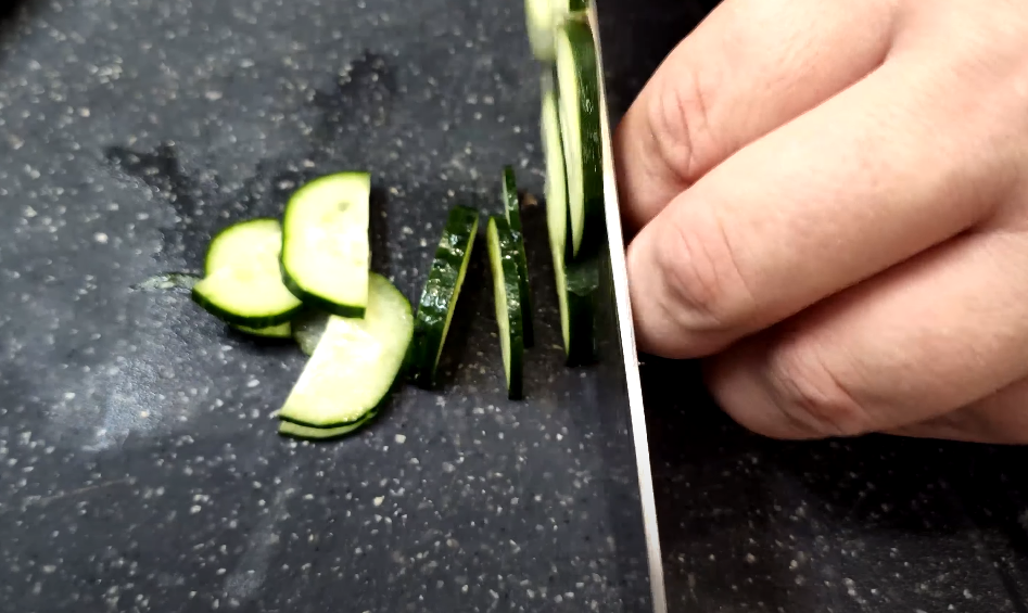 Potato Salad with Cucumber and Radish. - My, Potato, Radish, Cucumbers, Salad, Recipe, Longpost, Video, Video blog, Video recipe, Lenten dishes