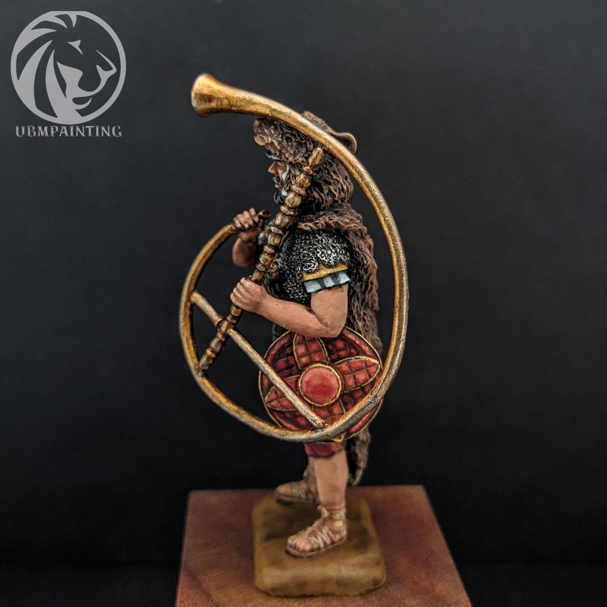 Roman pipe pipe 54mm tin - My, Antiquity, Rome, Stand modeling, Modeling, Painting miniatures, Miniature, Collecting, Collectible figurines, Longpost