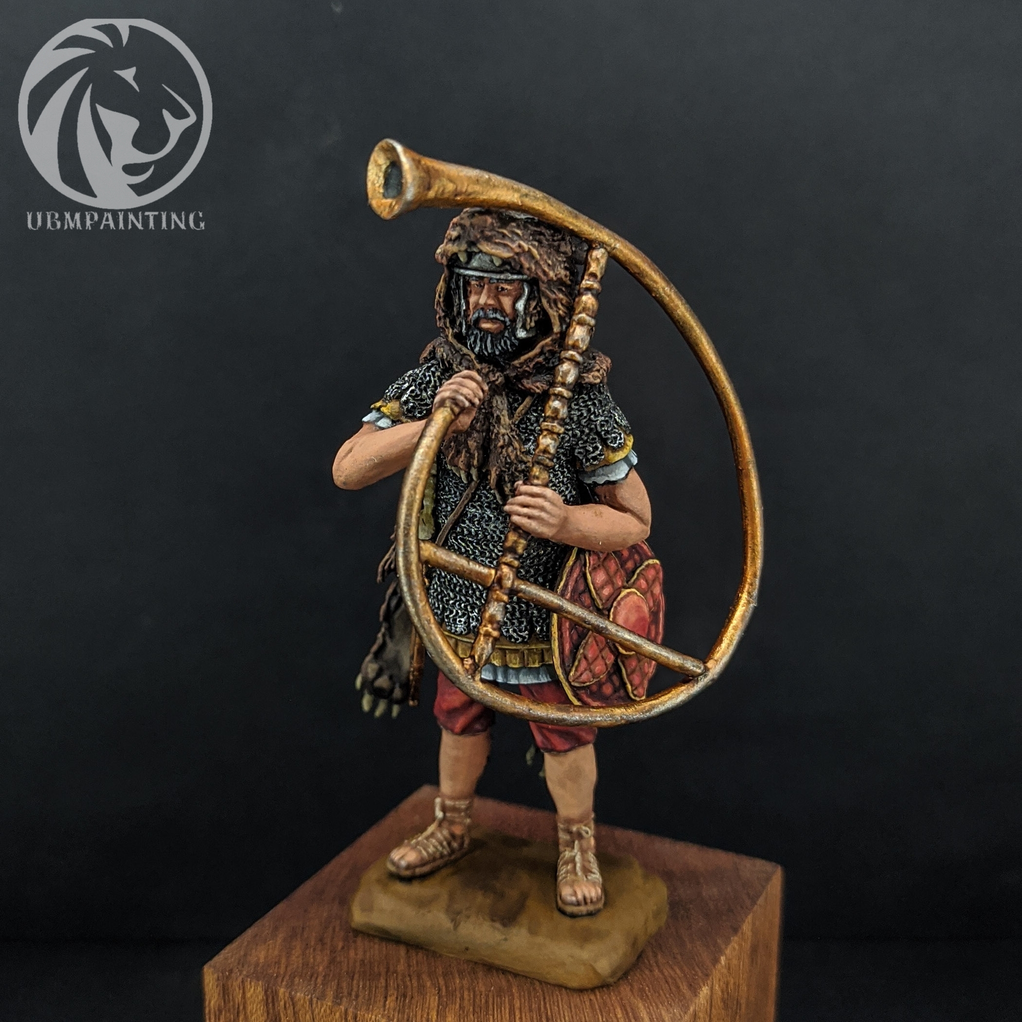 Roman pipe pipe 54mm tin - My, Antiquity, Rome, Stand modeling, Modeling, Painting miniatures, Miniature, Collecting, Collectible figurines, Longpost