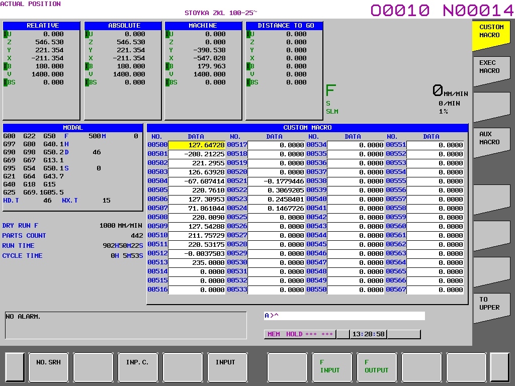 Programming on FANUC (Example of using subroutines from recent posts) - My, Mechanical engineering, CNC, Programming, Longpost, Fanuc