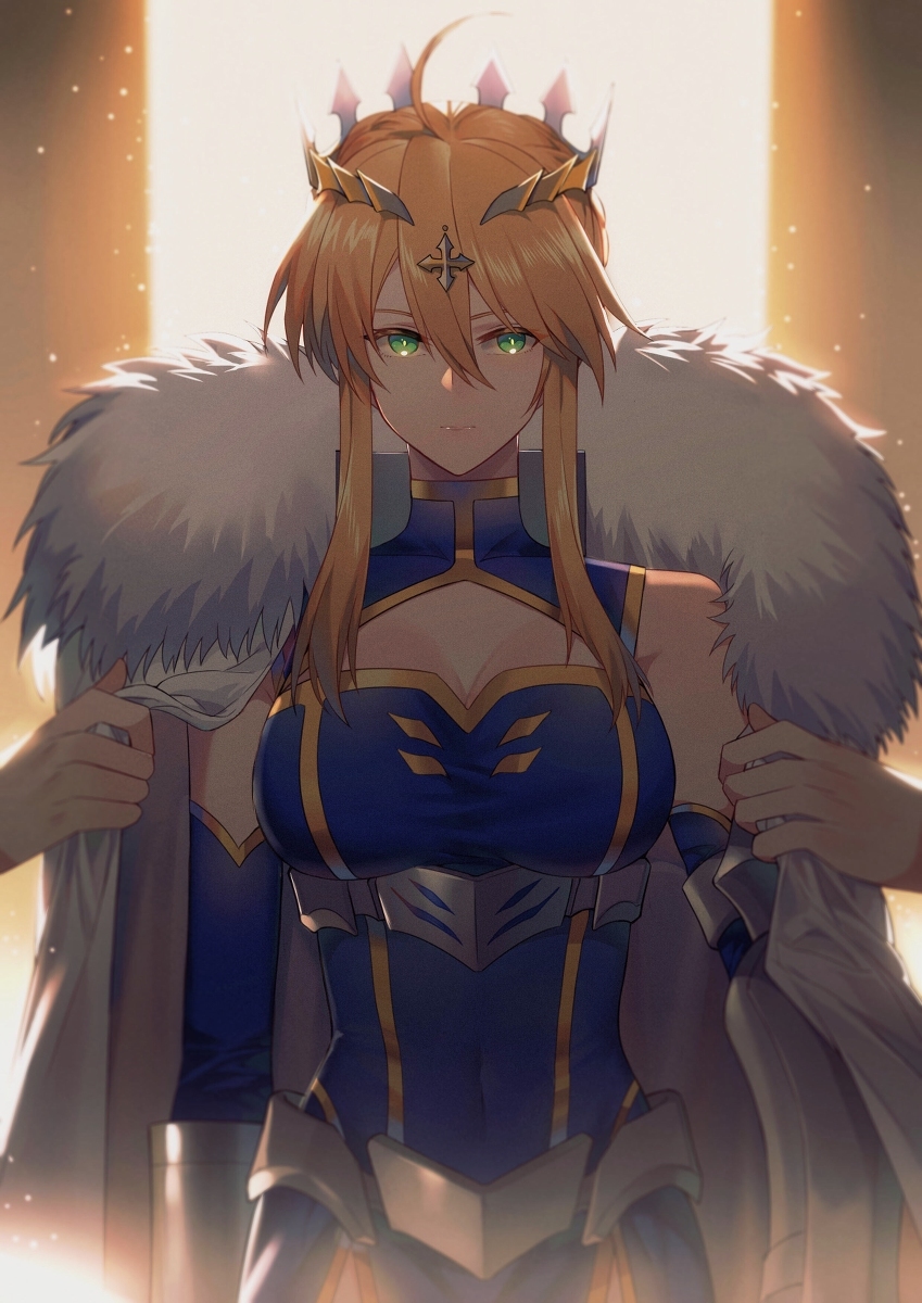 Да здравствует король! - Anime Art, Аниме, Fate Grand Order, Artoria Pendragon, Artoria pendragon lancer, Длиннопост, Fate