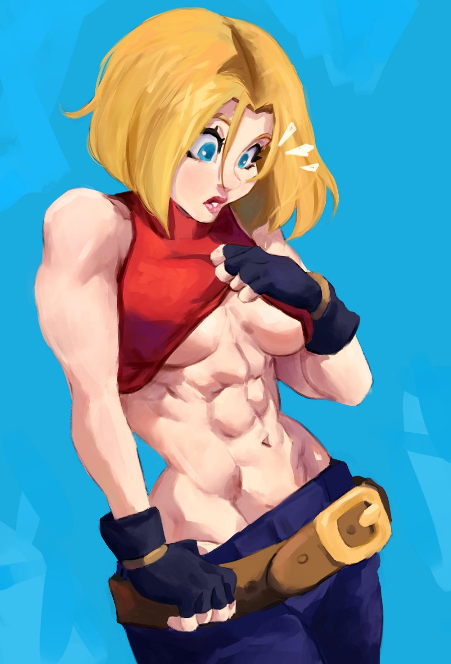 When did I get these ?? - NSFW, Strong girl, Art, Girls, Muscleart, Blue Mary, Fatal Fury, Games, The king of fighters