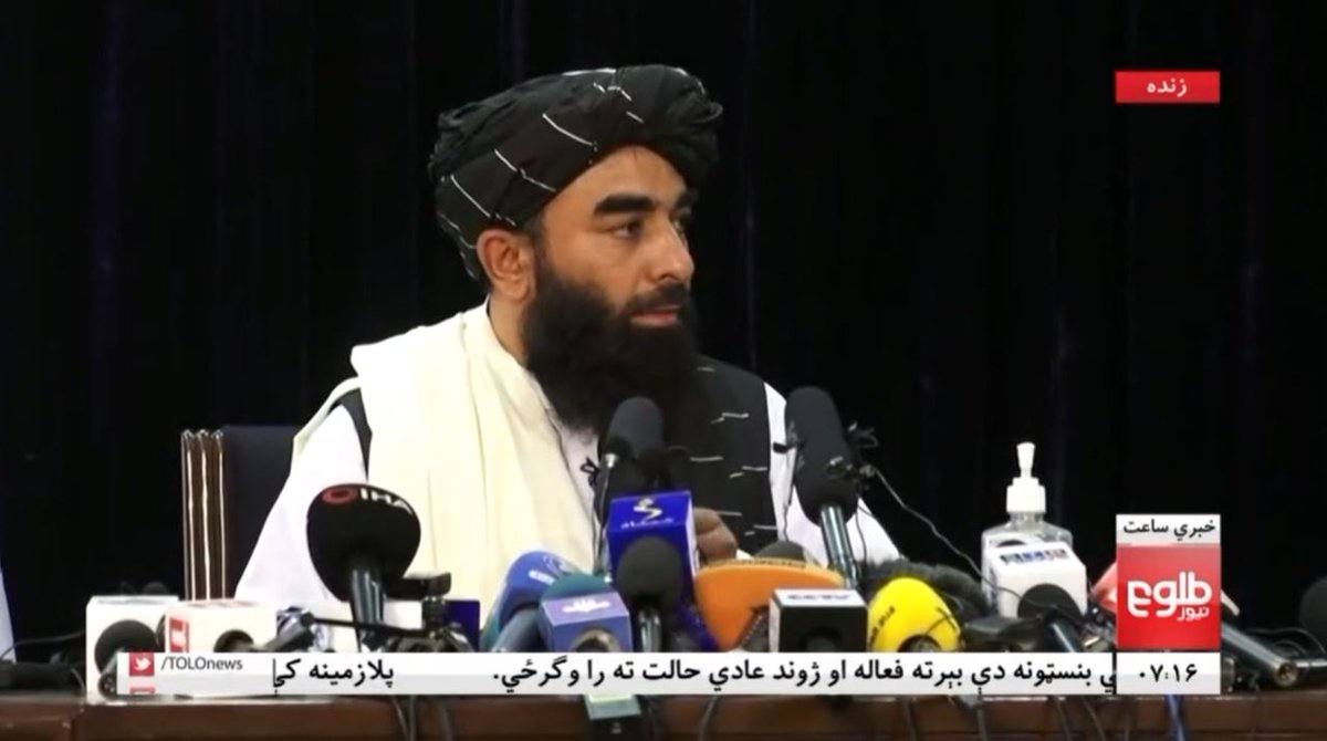 First press conference - Afghanistan, Taliban, Politics